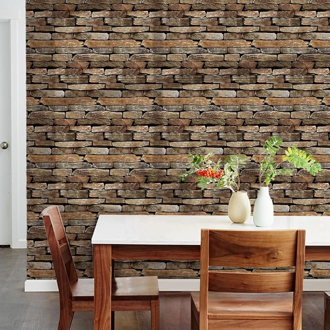 Commomy 3D Faux Stone Peel and Stick Wall Tiles - Image 9