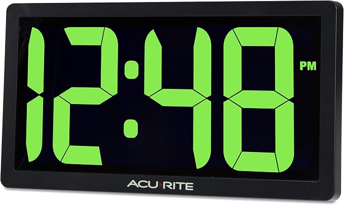 AcuRite 75112M 10-inch LED Digital Clock - Image 2