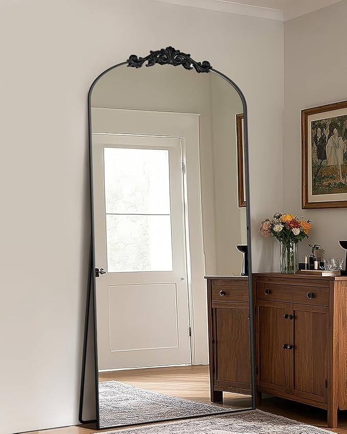 Antok Arched Full Length Mirror, Full Body Mirrors - Image 3
