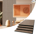 AKUMAX 4 Pack Acoustic Panels, Wood Slat by AKUMAXWOODWALLPANELS
