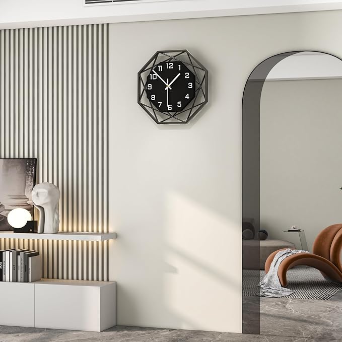 Large Wall Clocks for Living Room Decor 16 inch Silent Modern Wall Clocks Wall - Image 3