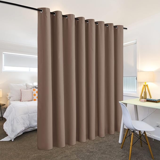 RYB HOME Bedroom Room Divider Curtain Screen Curtain - Image 3