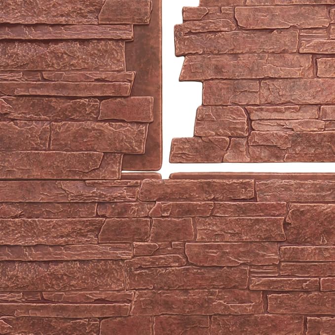 EverStone Acadia Ledge Faux Stone Panel, Sun Valley Color - Image 9