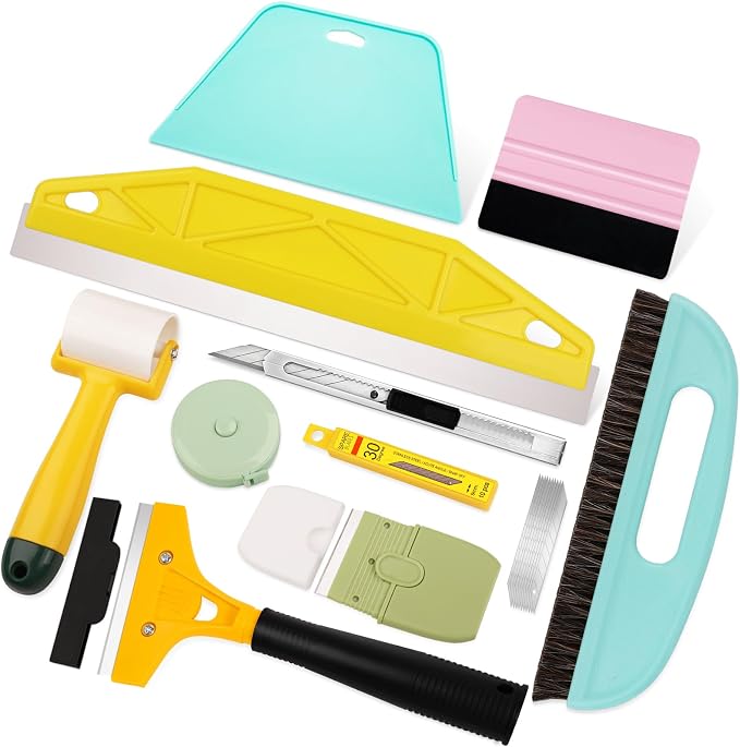 WRAPXPERT Peel and Stick Wallpaper Tools, Wallpaper Smoothing Tool Kit by WRAPXPERT