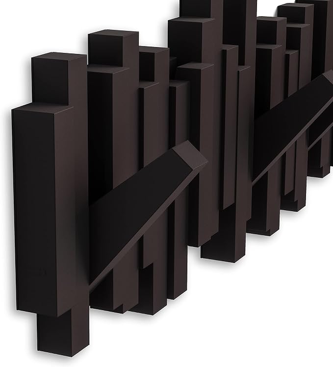 Umbra Sticks Wall-Mounted Coat Rack Rail Hook - Image 7