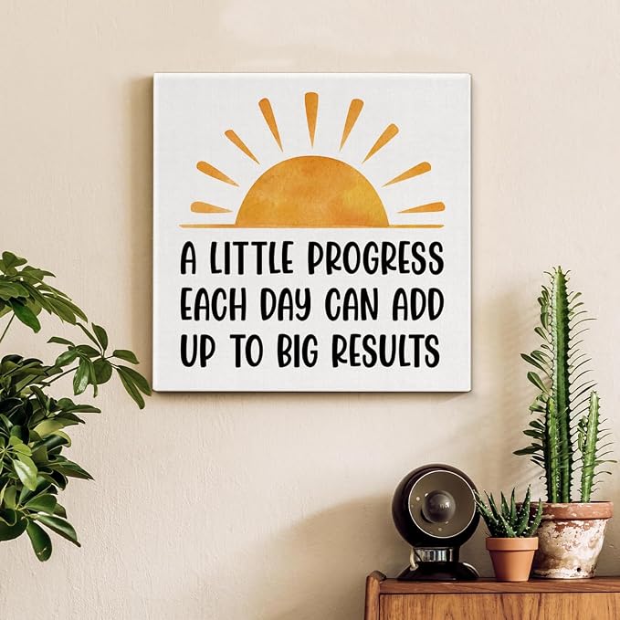Inspirational Office Wall Art Decor, Motivational Add Up to Big Results - Image 3