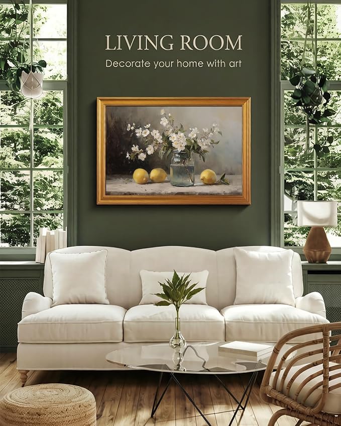 VIYYIEA Vintage Large Framed Wall Art - Image 7