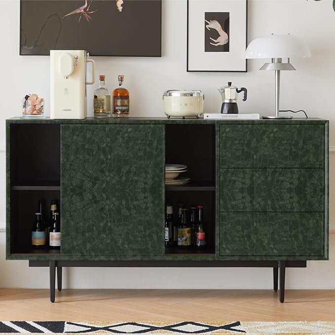Abyssaly Dark Green Peel and Stick Wallpaper - Image 5