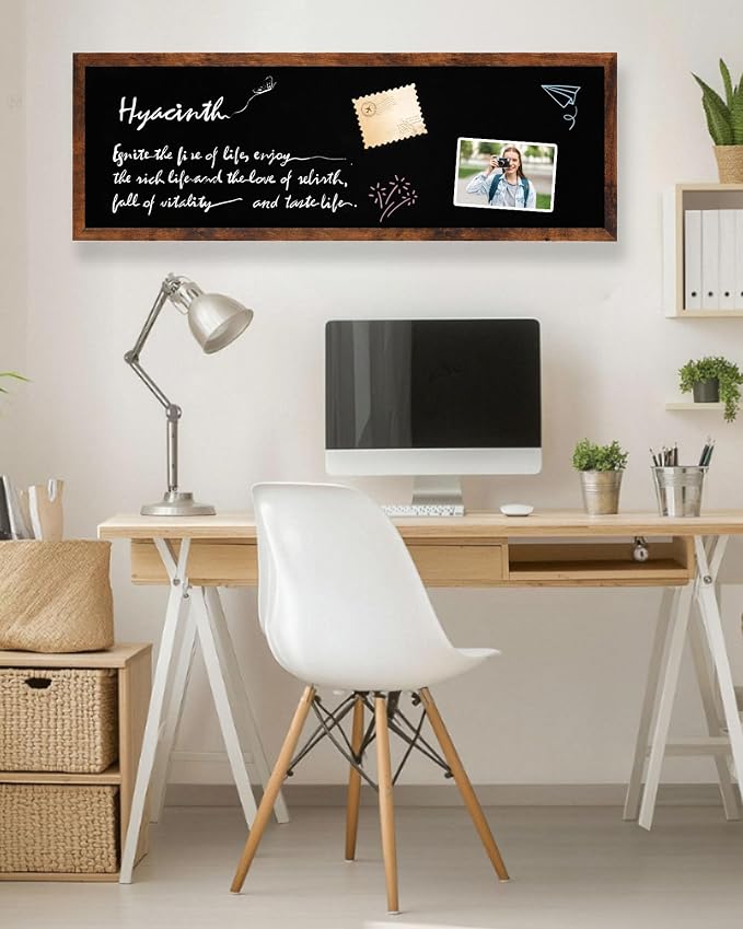 Magnetic Chalkboard for Wall, Long Chalk Board, Wall Hanging Menu for Restaurant - Image 6