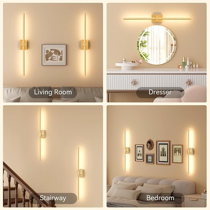 Ouyulong Battery Operated Wall Sconces Set of 2, 10000mAh Wireless Rechargeable - Image 7
