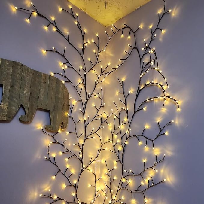 NIDISETPJAS 2Pcs Enchanted Willow Vine Lights - Image 5