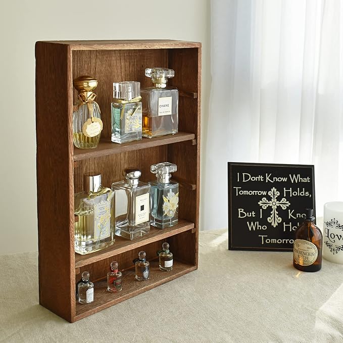 Ikee Design Wooden Wall-Mounted Display Shelves Rack - Image 2