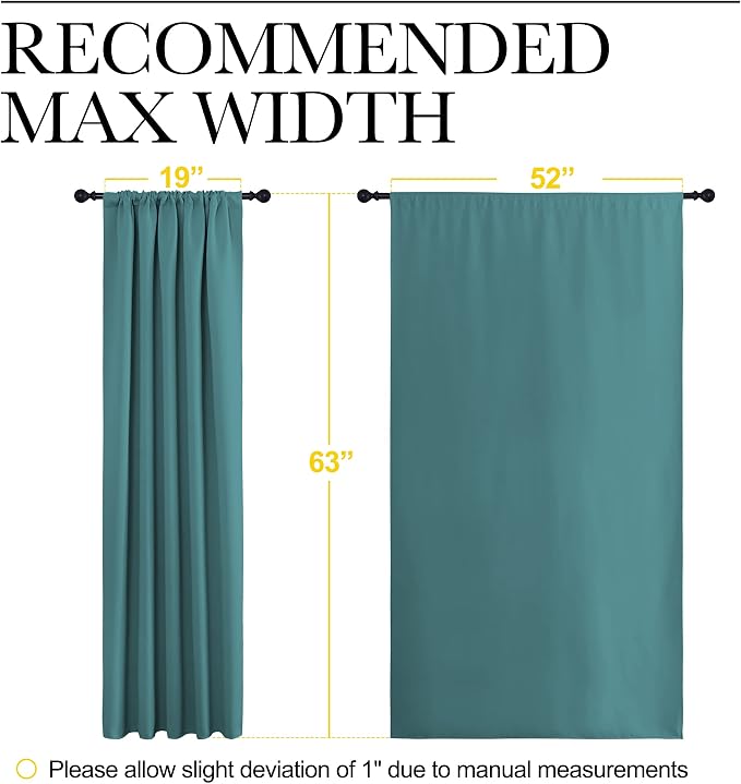 NICETOWN Kitchen Window Curtain Set - Image 7
