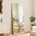 DUMOS Full Length Mirror with Stand 24"x65" Floor Standing Aluminum Frame by DumosLifestyle
