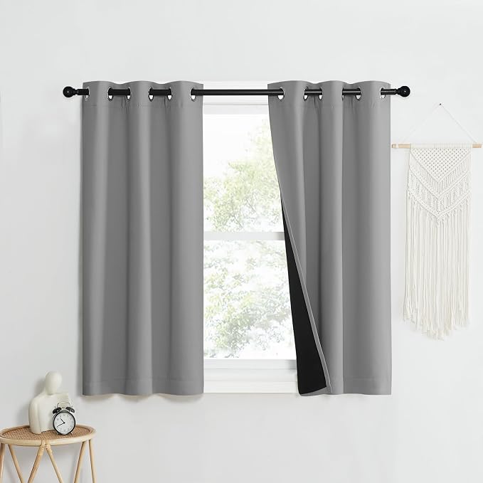 NICETOWN Full Shade Curtain Panels, Pair of Energy Smart & Noise Blocking Out by NICETOWN