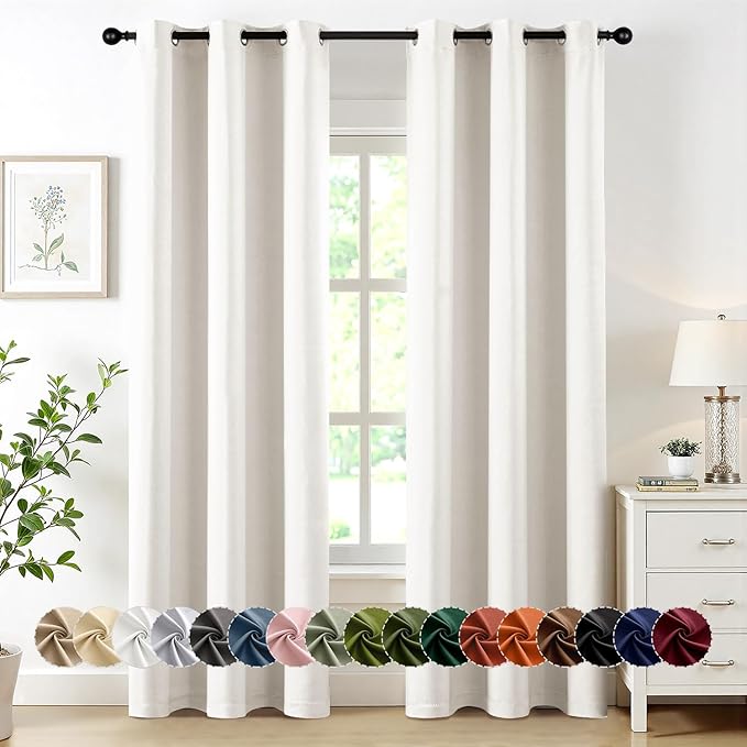 MIULEE Blackout Curtains for Bedroom Living Room 2 Panels, Thermal Insulated by MIULEE