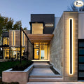 59inch-2Pack Long Outdoor Modern LED Wall Light, 45W Waterproof IP65 Warm White by RGZZUP