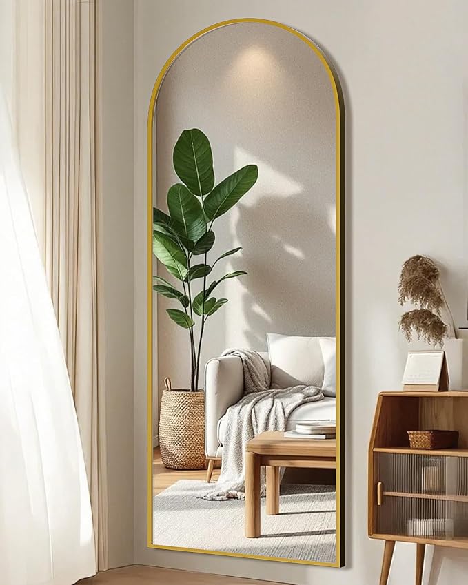 59"x16" Floor Mirror Full Length, Arched Full Length Mirror - Image 4
