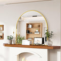 VooBang Arched Wall Mirror, 26 x 28 inch Arch Bathroom Mirror, Wall Mounted by VooBang