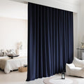 Extra Wide Room Divider Curtains, Living Room Ceiling Track Curtain by KNEOQIT