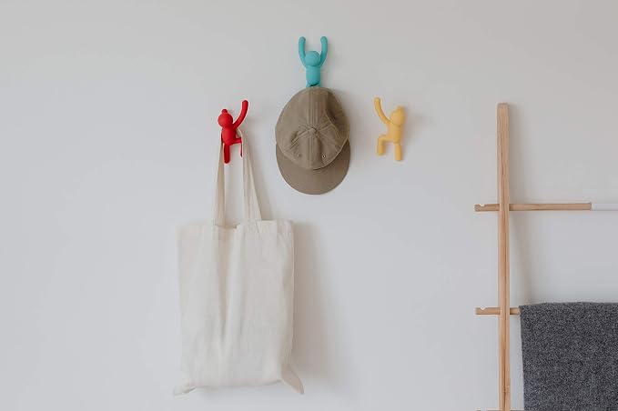 Umbra Buddy Wall Hooks – Decorative Wall Mounted Coat Hooks - Image 7