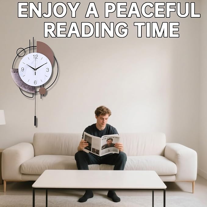 Dankeit Wall Clock, Silent Non-Ticking Quality Quartz Battery Operated - Image 8