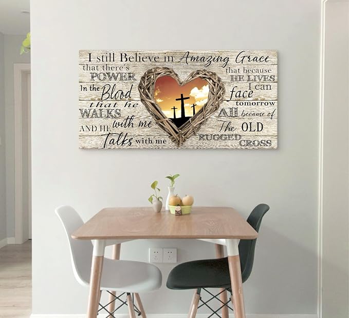 Cao Gen Decor Art A63562 Amazing Grace Wall Art Decor Canvas Print Picture - Image 9
