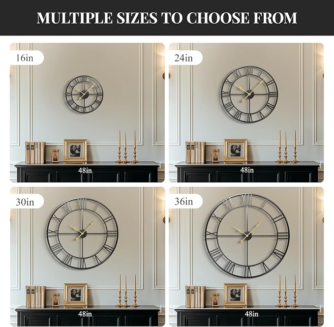Cuspin Large Wall Clock 30 Inch Clocks - Image 7