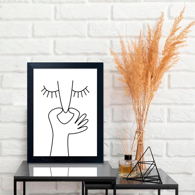 Framed Black and White Bathroom Wall Art Funny Bathroom Wall Decor Signs Bad - Image 9