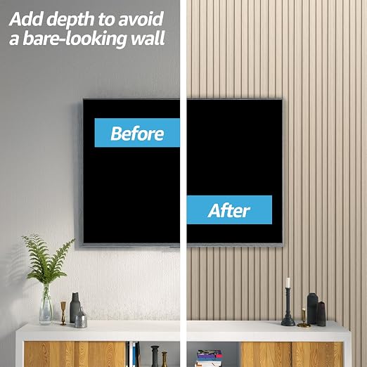 Art3d WPC Slat Wall Panels, Living Room - Image 4
