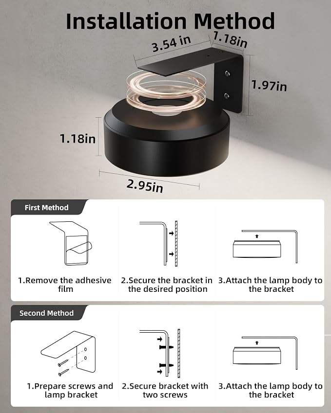 EZVALO Picture Lights for Wall, Rechargeable Battery Magnetic Poster Lights - Image 8