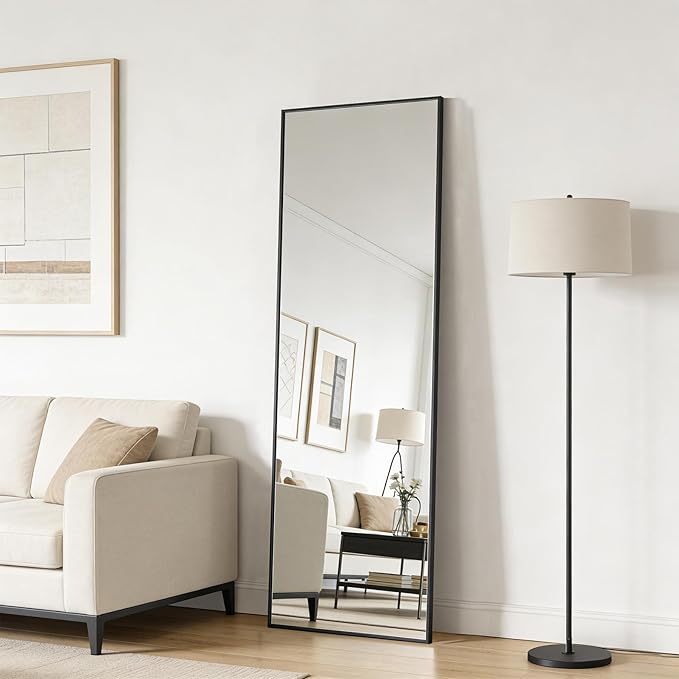 Ruomeng 48x14 Inch Full Length Door Hanging Mirror, Rectangle Full Body Mirror - Image 5