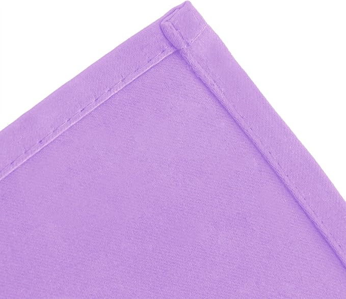 LEMOMO Blackout Curtains 66 x 72 Inch Long Lavender Curtains Set of 2 Panels - Image 7