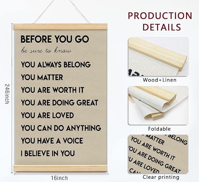 foedor Mental Health Posters, Positive Affirmations Wall Sign Decor Posters - Image 6
