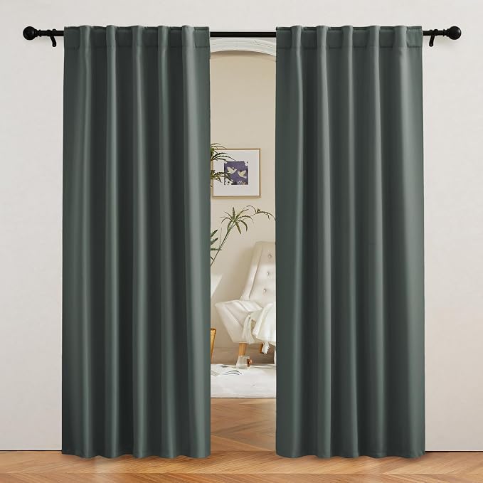 RYB HOME Green Blackout Curtains by RYBHOME