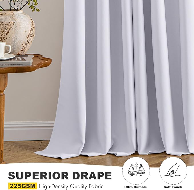 MIULEE Blackout Curtains for Bedroom Living Room 2 Panels, Thermal Insulated - Image 5