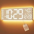 EASYERA 16.5" Large Digital Wall Clock by EASYERA