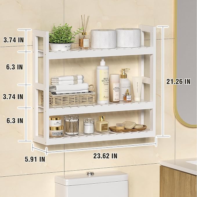 Domax Bathroom Shelves Over Toilet Storage - Image 2