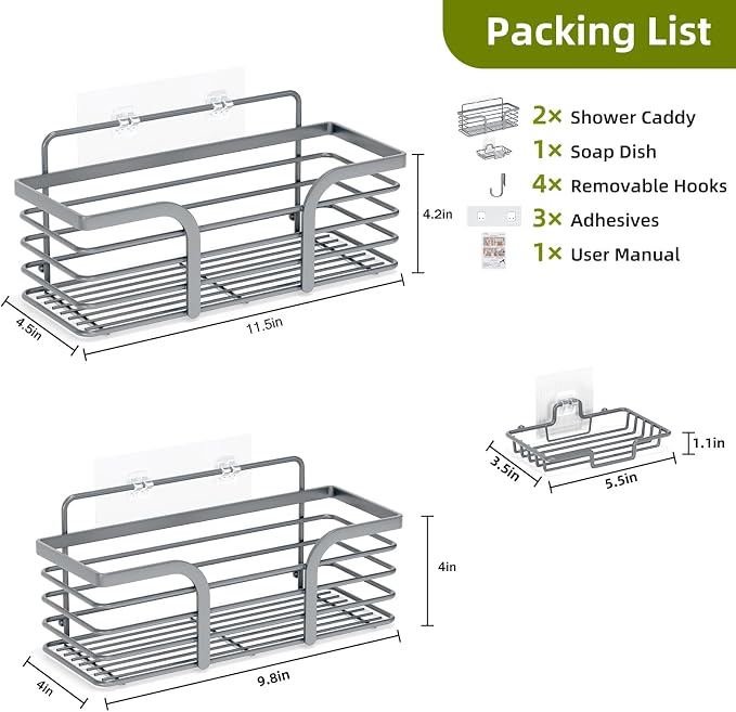 Yougai Shower Caddy, Shower Organizer - Image 2