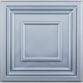 Art3d Decorative 3D Wall Panels 24" x 24", Square Gray Ceiling Tiles, Wall by Art3d