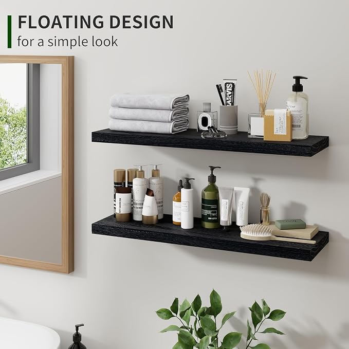 Marsmiles Wood Floating Shelves - Image 3