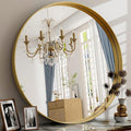 24 Inch Round Bathroom Mirror by EASLY