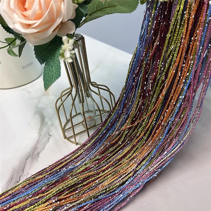 ave split Decorative Door String Curtain Wall Panel Fringe Window Room Divider - Image 2