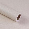Beige Grasscloth Peel and Stick Wallpaper, Modern Textured Fabric Linen Vinyl by MANONIRIA