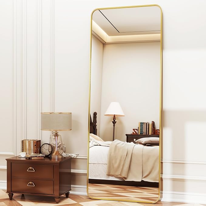 XRAMFY Full Length Mirror 23"x66", Large Floor Mirror - Image 2