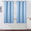 LEMOMO Sky Blue Thermal Blackout Curtains/38 x 63 Inch/Set of 2 Panels Room by Lemomo
