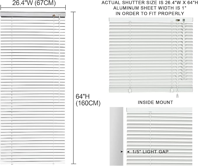YIIBAII Mini Blinds Suitable Suitable - Image 6