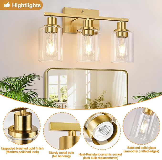 Indoi 3-Light Vanity Lights - Image 3