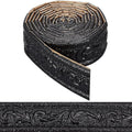 CRASPIRE 90x1.8in Peel Stick Foam Molding Black Baseboard Trim Self Adhesive by CRASPIRE