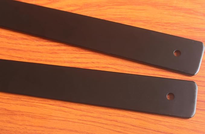 10 Pack - 12 inch Black Hidden L Shelf Bracket Iron Floating Shelf Brackets - Image 6